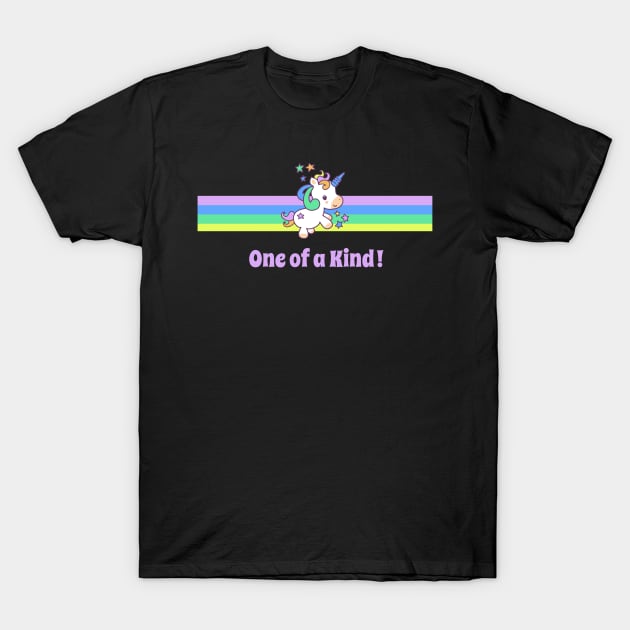 One of a Kind Cute Unicorn T-Shirt by MidnightSky07